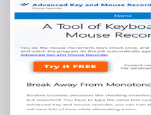 Tablet Screenshot of mouse-recorder.macro-expert.com
